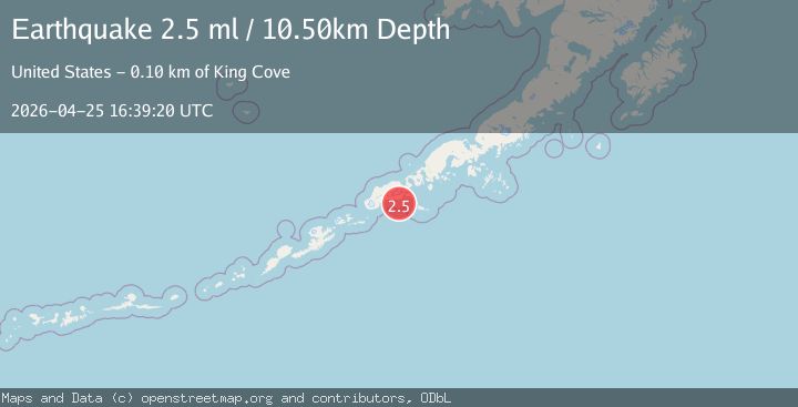 Map of UNIMAK ISLAND REGION, ALASKA