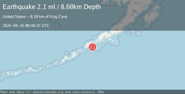 Map of UNIMAK ISLAND REGION, ALASKA