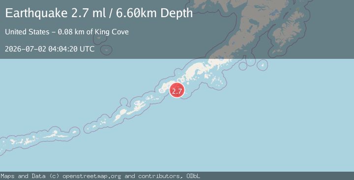 Map of UNIMAK ISLAND REGION, ALASKA