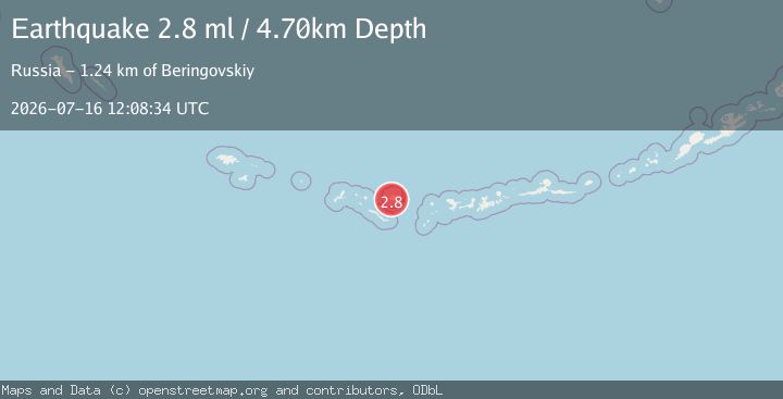 Map of RAT ISLANDS, ALEUTIAN ISLANDS