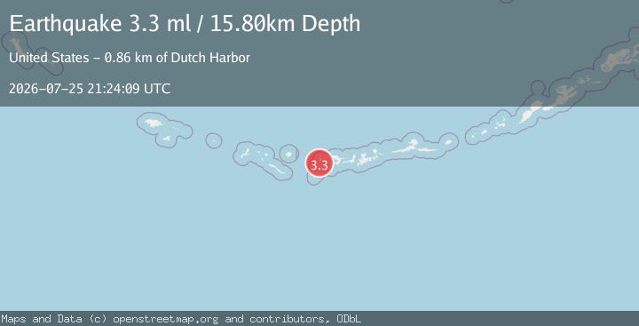 Map of ANDREANOF ISLANDS, ALEUTIAN IS.