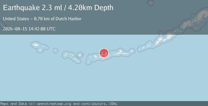 Map of ANDREANOF ISLANDS, ALEUTIAN IS.