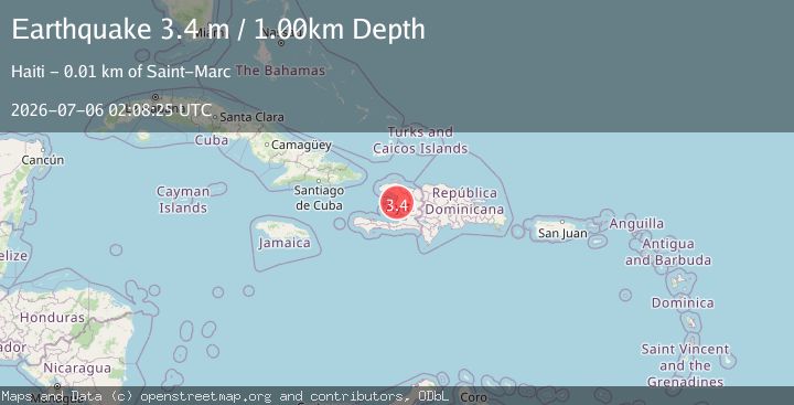 Map of HAITI REGION