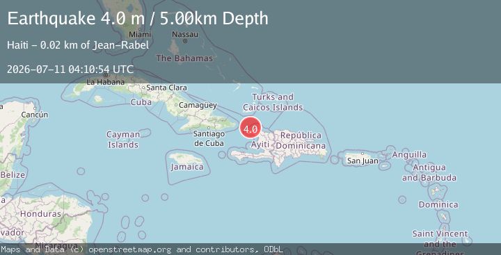 Map of HAITI REGION