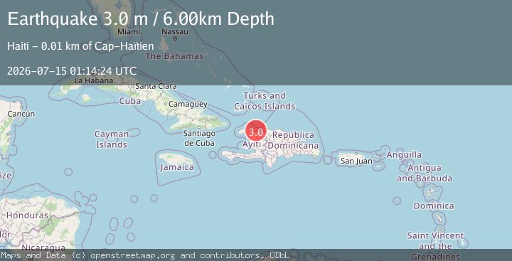 Map of HAITI REGION