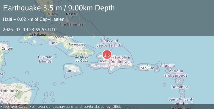 Map of HAITI REGION