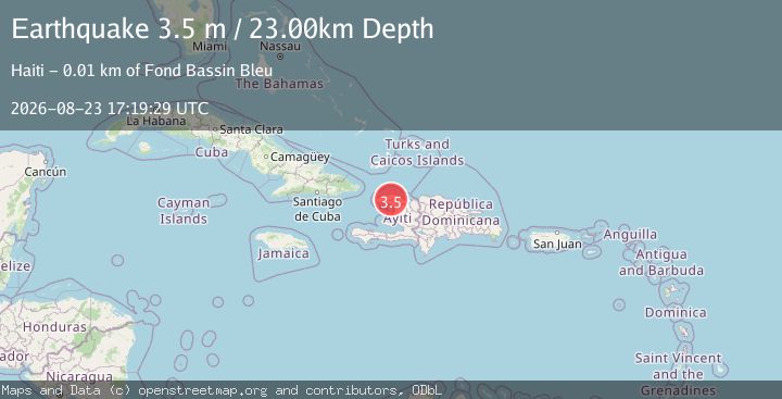 Map of HAITI REGION