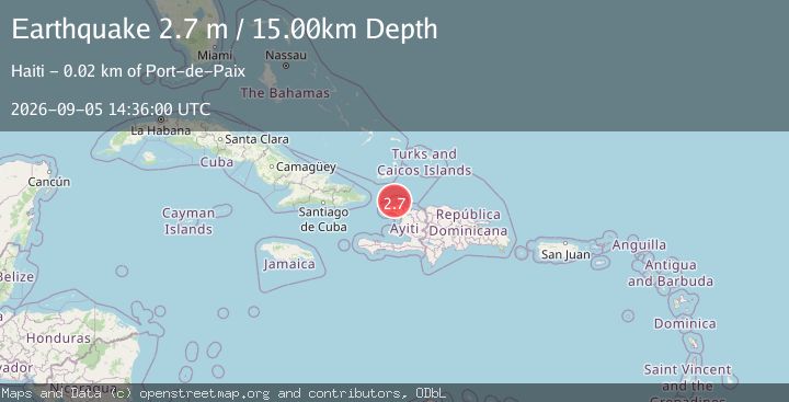 Map of HAITI REGION