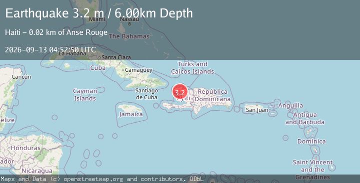 Map of HAITI REGION