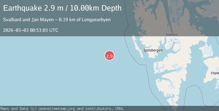 Map of SVALBARD REGION