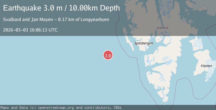 Map of SVALBARD REGION
