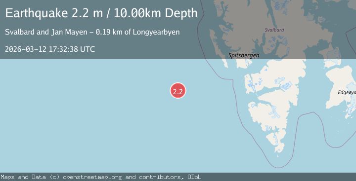 Map of SVALBARD REGION
