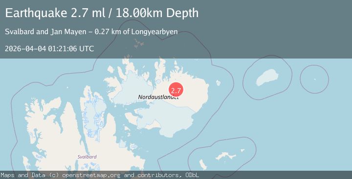 Map of SVALBARD REGION