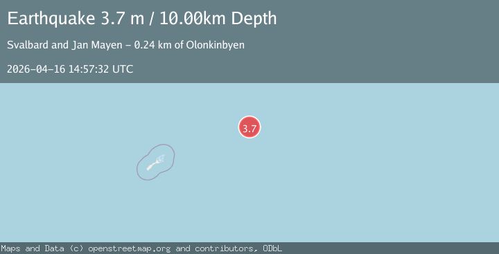 Map of JAN MAYEN ISLAND REGION