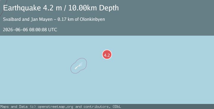 Map of JAN MAYEN ISLAND REGION