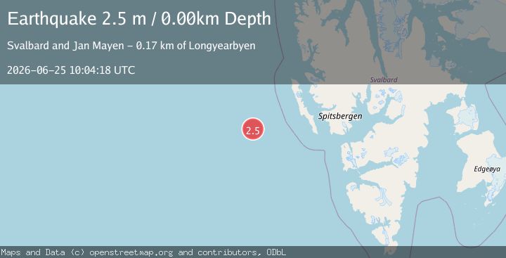 Map of SVALBARD REGION