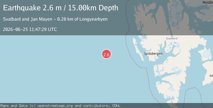 Map of SVALBARD REGION