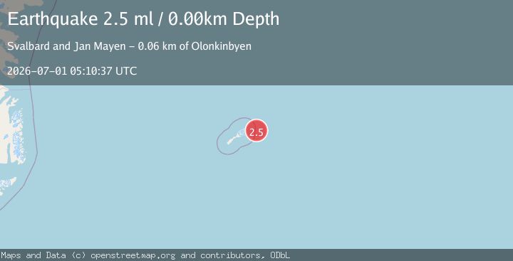 Map of JAN MAYEN ISLAND REGION