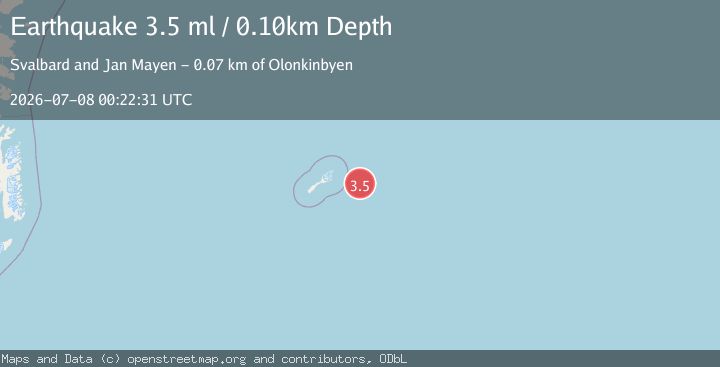 Map of JAN MAYEN ISLAND REGION
