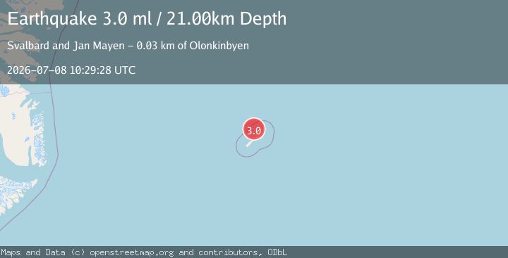 Map of JAN MAYEN ISLAND REGION