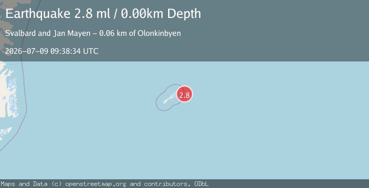 Map of JAN MAYEN ISLAND REGION