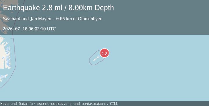 Map of JAN MAYEN ISLAND REGION