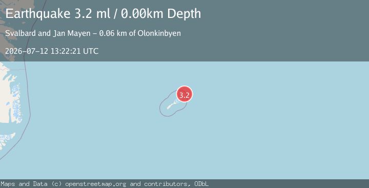 Map of JAN MAYEN ISLAND REGION