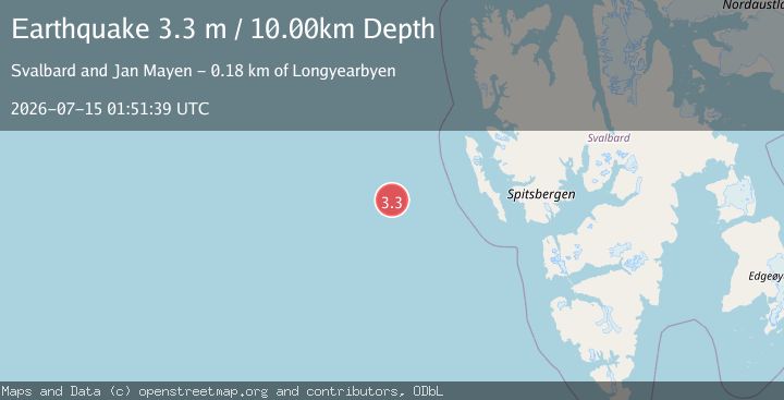 Map of SVALBARD REGION