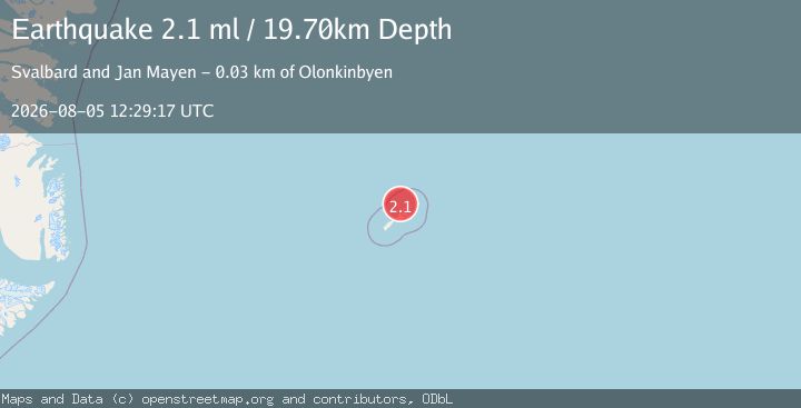 Map of JAN MAYEN ISLAND REGION
