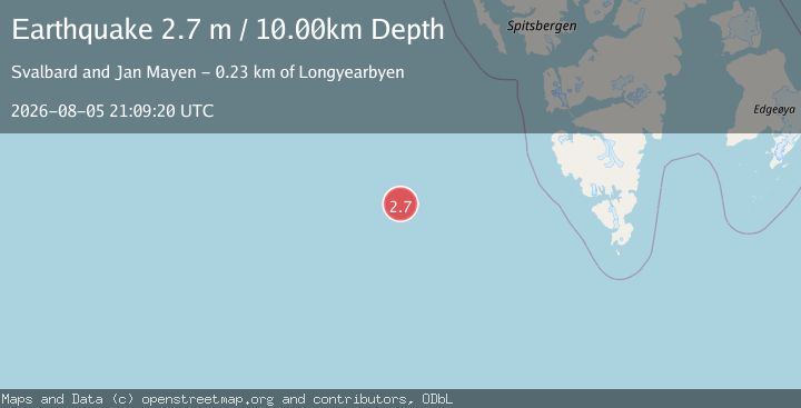 Map of SVALBARD REGION