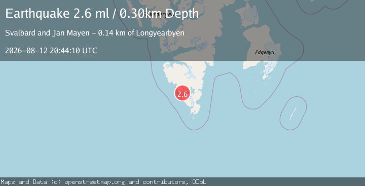 Map of SVALBARD REGION