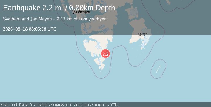 Map of SVALBARD REGION