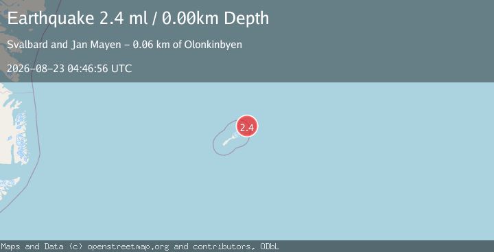 Map of JAN MAYEN ISLAND REGION