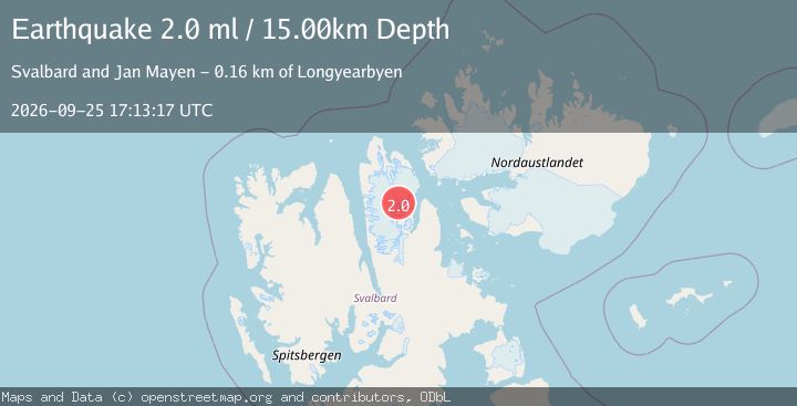 Map of SVALBARD REGION