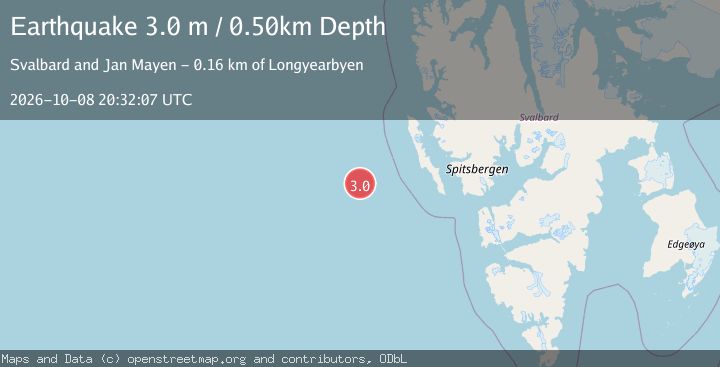 Map of SVALBARD REGION
