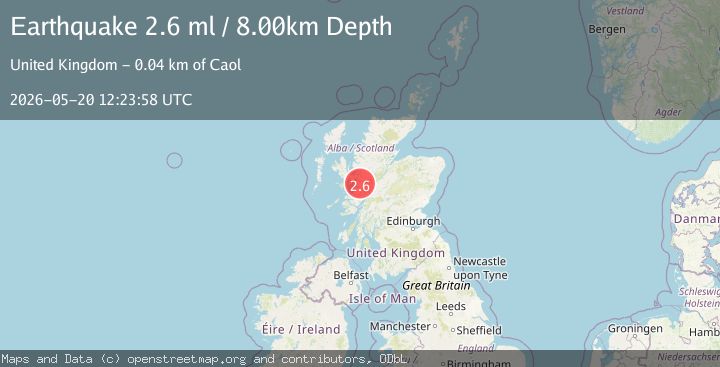Map of SCOTLAND, UNITED KINGDOM