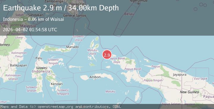 Map of HALMAHERA, INDONESIA
