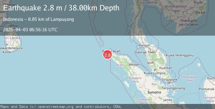 Map of NORTHERN SUMATRA, INDONESIA