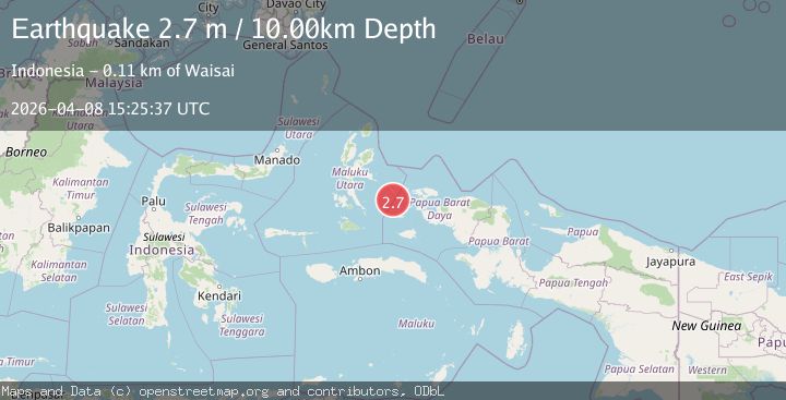 Map of HALMAHERA, INDONESIA