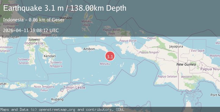 Map of BANDA SEA