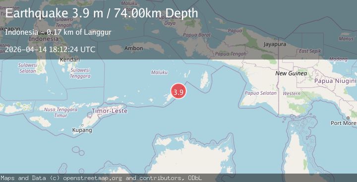 Map of KEP. TANIMBAR REGION, INDONESIA