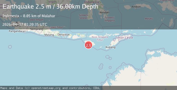Map of SUMBA REGION, INDONESIA