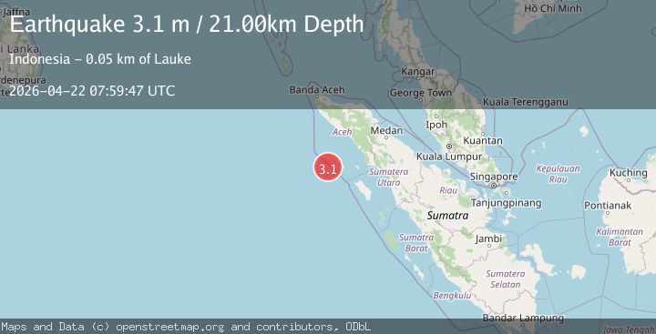 Map of SIMEULUE, INDONESIA