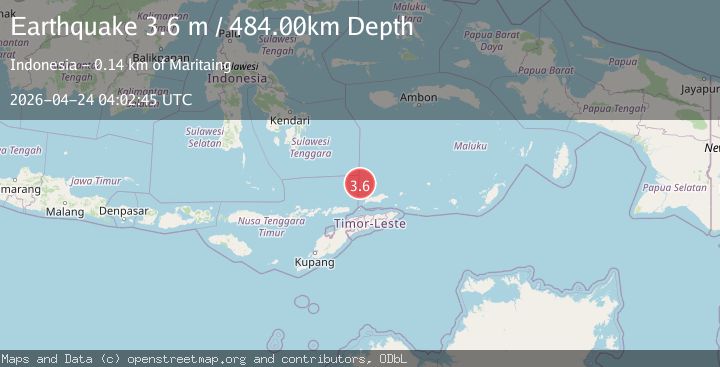 Map of KEPULAUAN BARAT DAYA, INDONESIA