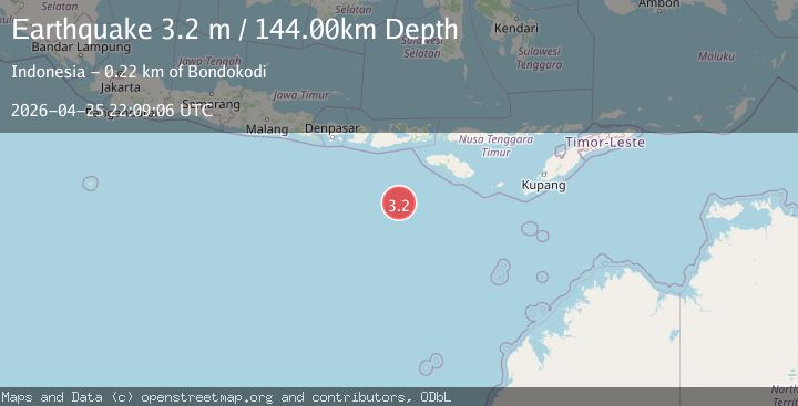 Map of SOUTH OF SUMBAWA, INDONESIA