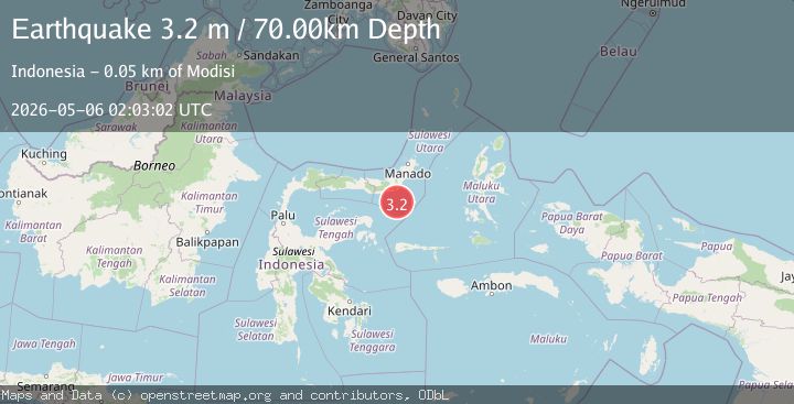 Map of MOLUCCA SEA