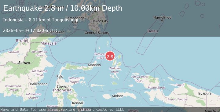 Map of MOLUCCA SEA