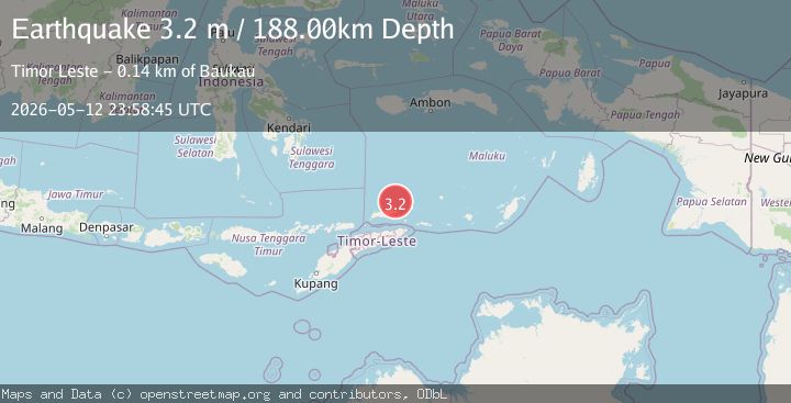 Map of KEPULAUAN BARAT DAYA, INDONESIA