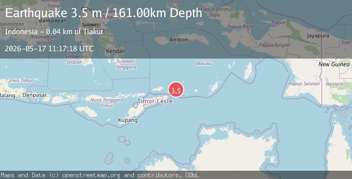 Map of KEPULAUAN BARAT DAYA, INDONESIA