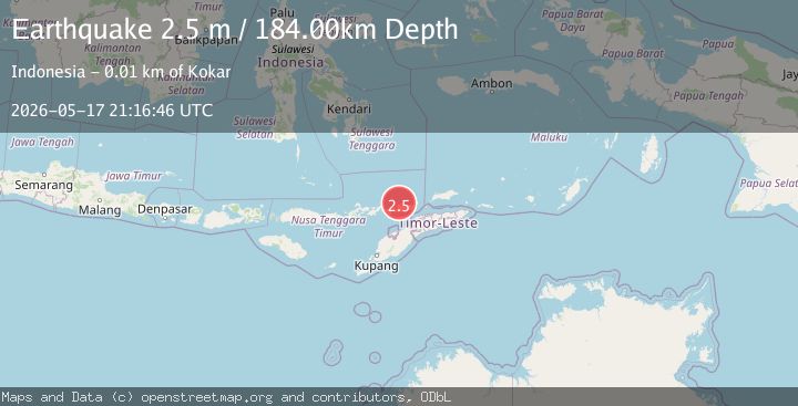 Map of KEPULAUAN ALOR, INDONESIA